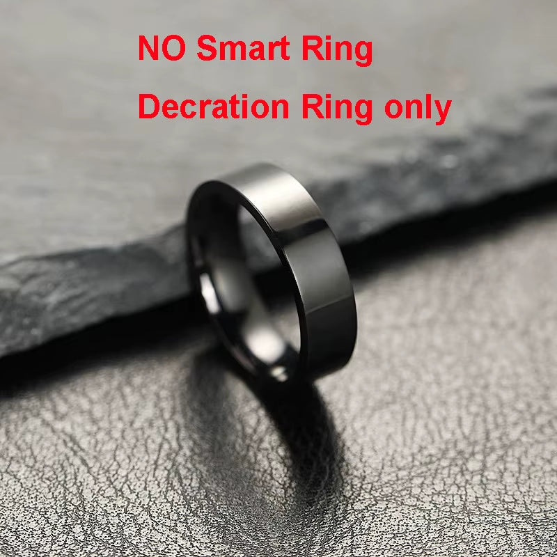 2026 New Smart Ring Men Women, Heart Rate Blood Oxygen and Sleep Monitor Smartring IP68 & 5ATM Waterproof, Multi-Sport Mode Ring